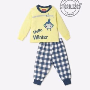 MOM'S LOVE Monkey Print Cotton Co-Ord Set