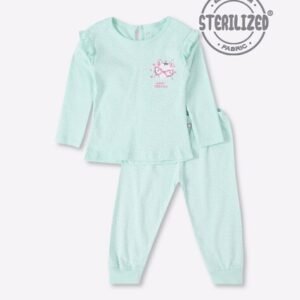 MOM'S LOVE Micro Print Top with Joggers