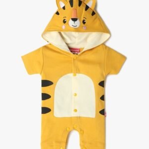 MOM'S LOVE Graphic Print Cotton Romper