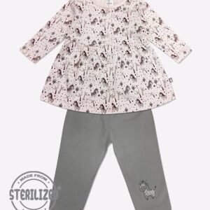 MOM'S LOVE Printed Top with Pants