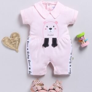 MOM'S LOVE - Placement Print Romper with Embroidery