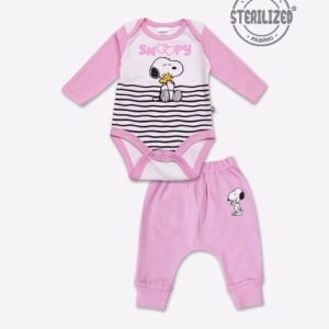 MOM'S LOVE Printed Bodysuit with Joggers