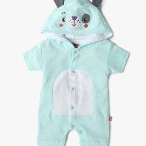 MOM'S LOVE Embroidered Hooded Romper