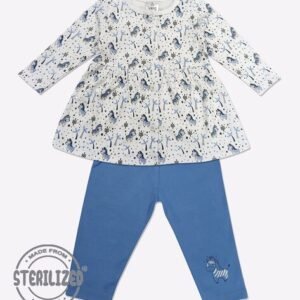 MOM'S LOVE Printed Top with Pants