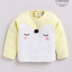 MOM'S LOVE Girls Embroidered Sweatshirt