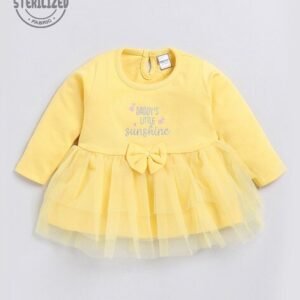 MOM'S LOVE Embroidered Fit & Flare Dress