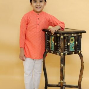 MoMaa Boys Embroidered Kurta Pyjamas Set