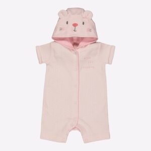 Mothercare - Hooded Rompers with Snap Buttons