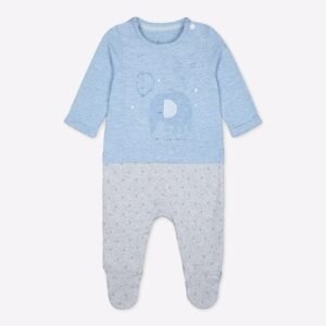 Mothercare Printed Crew-Neck Sleepsuit