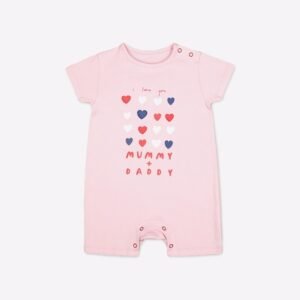 Mothercare - Printed Rompers with Snap-Button Closures