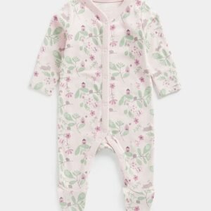 Mothercare - Floral Print Sleepsuit