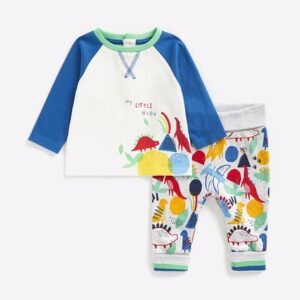 Mothercare Printed T-shirt with Pants