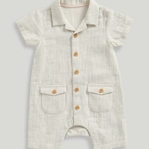 Mothercare - Infants Striped Cotton Romper