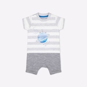 Mothercare - Printed Striped Rompers