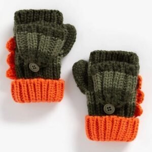 Mothercare Patterned-Knit Mitten Gloves