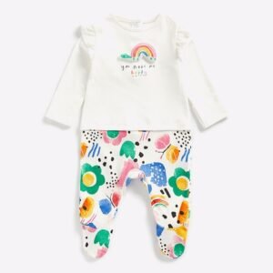 Mothercare - Graphic Print Layered Romper