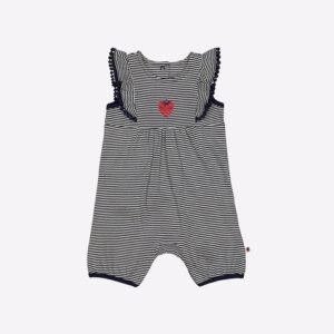 Mothercare - Striped Rompers with Ruffled Sleeves