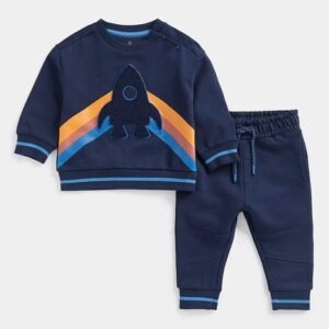 Mothercare Striped Sweatshirt & Joggers Set
