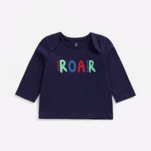 Mothercare Typographic Print Crew-Neck T-shirt