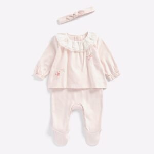 Mothercare - Frock-Style Romper with Headband