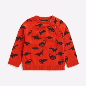 Mothercare Printed Pullover with Raglan Sleeves