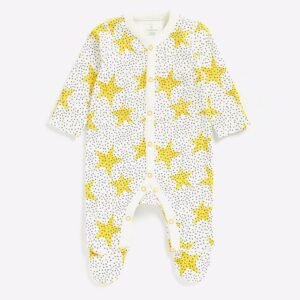 Mothercare Star Print Sleepsuit