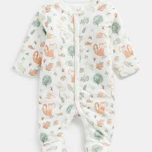 Mothercare - Printed Round-Neck Playsuit