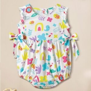 NAUTI NATI - Printed Rompers with Tie-Ups