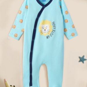 NAUTI NATI - Leopard Print Rompers with Snap-Button Closure