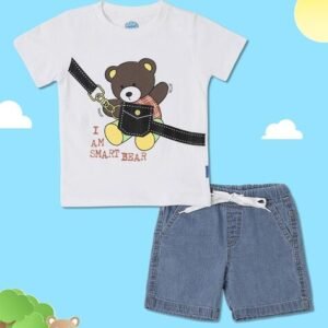 NAUTI NATI Boys Graphic Print Shorts & T-Shirt Set
