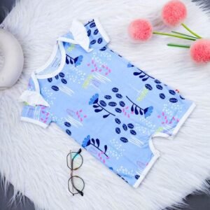 NINO BAMBINO - Printed Round Neck Rompers