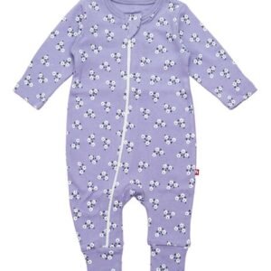 NINO BAMBINO - Floral Print Round-Neck Rompers