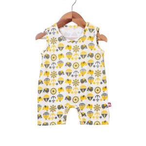 NINO BAMBINO - Organic Cotton Graphic Print Rompers