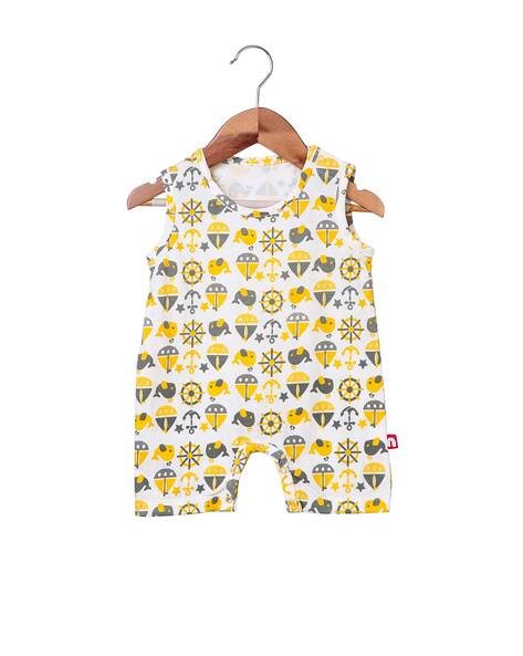 NINO BAMBINO - Organic Cotton Graphic Print Rompers