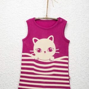 NINO BAMBINO - Striped Round-Neck Rompers