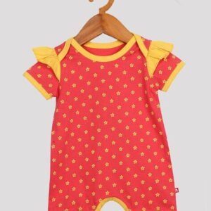 NINO BAMBINO - Floral Print Round-Neck Romper