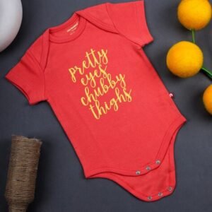 NINO BAMBINO - Typographic Print Round-Neck Rompers