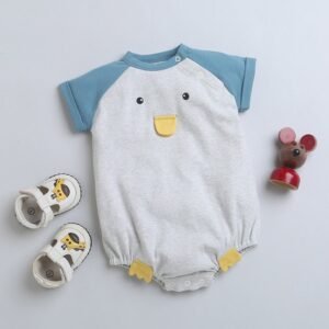 NINO BAMBINO - Colourblock Short-Sleeves Romper