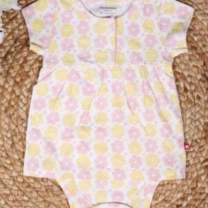 NINO BAMBINO - Floral Print Onesies with Snap Button Closure