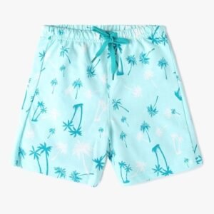 PINK N BLUE Printed Shorts with Elasticated Waist