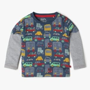 PLAYDAY Boys Printed Regular Fit Round-Neck T-Shirt