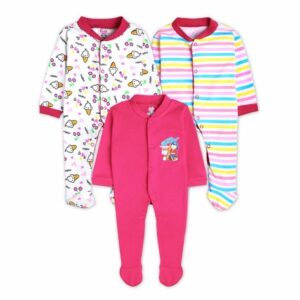 pooja baby - Pack of 3 Printed Rompers
