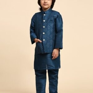 PRO-ETHIC(STYLE DEVELOPER) Boys Embellished Kurta Pyjama Set