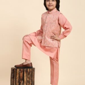 PRO-ETHIC(STYLE DEVELOPER) Boys Embellished Kurta Pyjamas Set