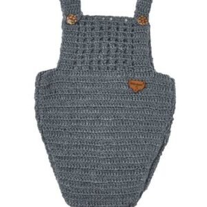 ShilpShakti - Knitted Onesies Rompers with Tie-Up Neck