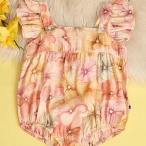 Stylobug - Floral Printed Sleeveless Rompers