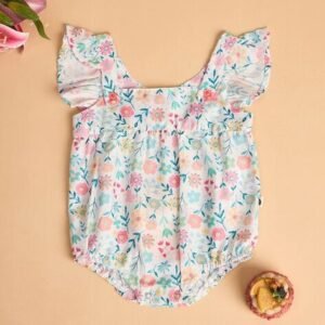 Stylobug - Floral Printed Sleeveless Rompers