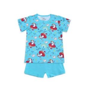 Superbottoms Novelty Print T-Shirt & Shorts Set