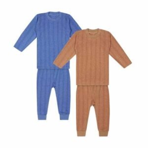 SUPERMINIS Striped Thermal Wear Set