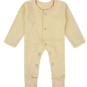 SUPERMINIS - Ribbed Rompers with Snap-Button Closure